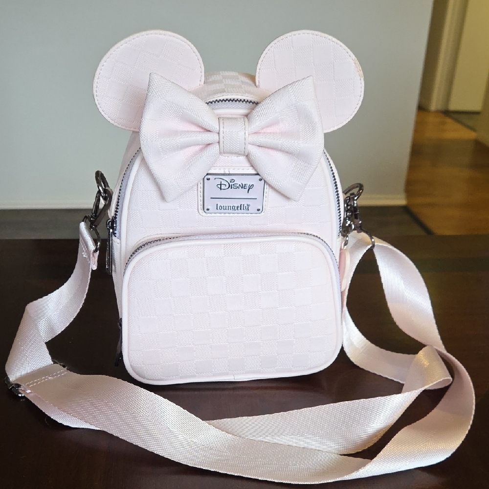 Loungegly Disney Light Pink Minnie Mouse Backpack